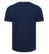 Thumbnail Back view of the navy short sleeve T-shirt.